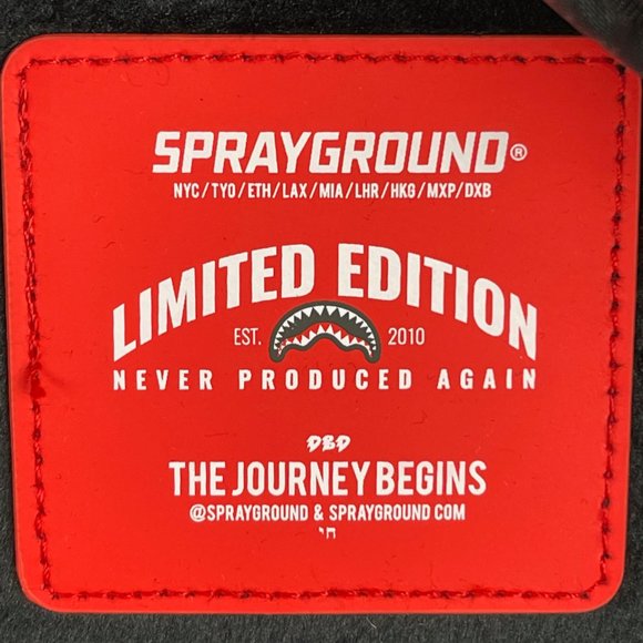 New Sprayground Star Wars Mandalorian Blowout Shark Backpack - Picture 9 of 10